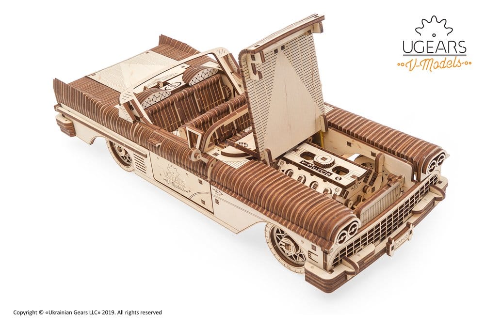 Ugears puzzle en bois 3D Cabriolet Dream VM-05