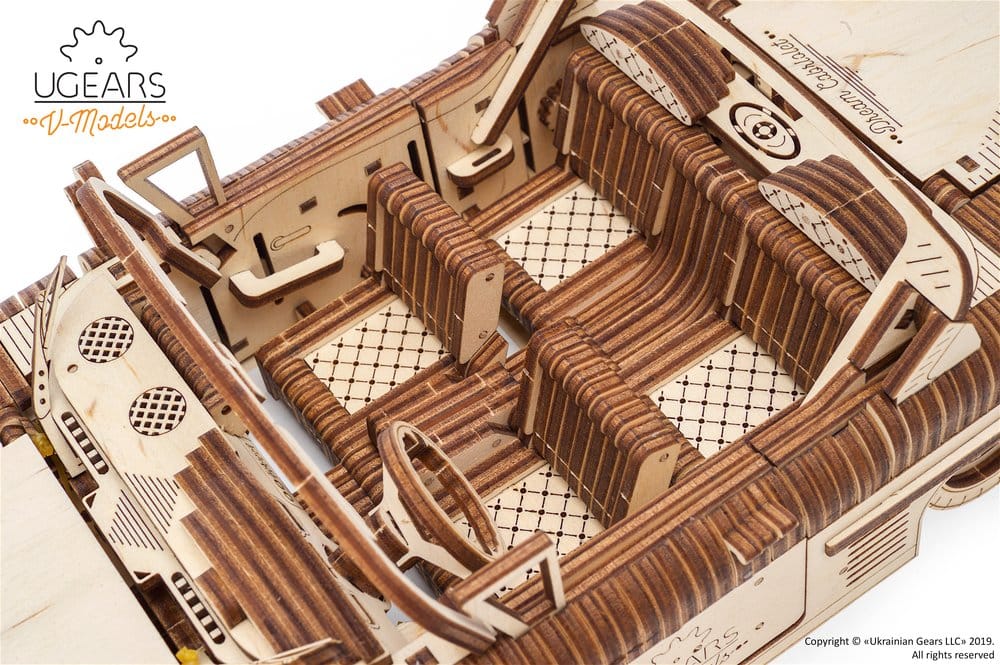 Ugears puzzle en bois 3D Cabriolet Dream VM-05