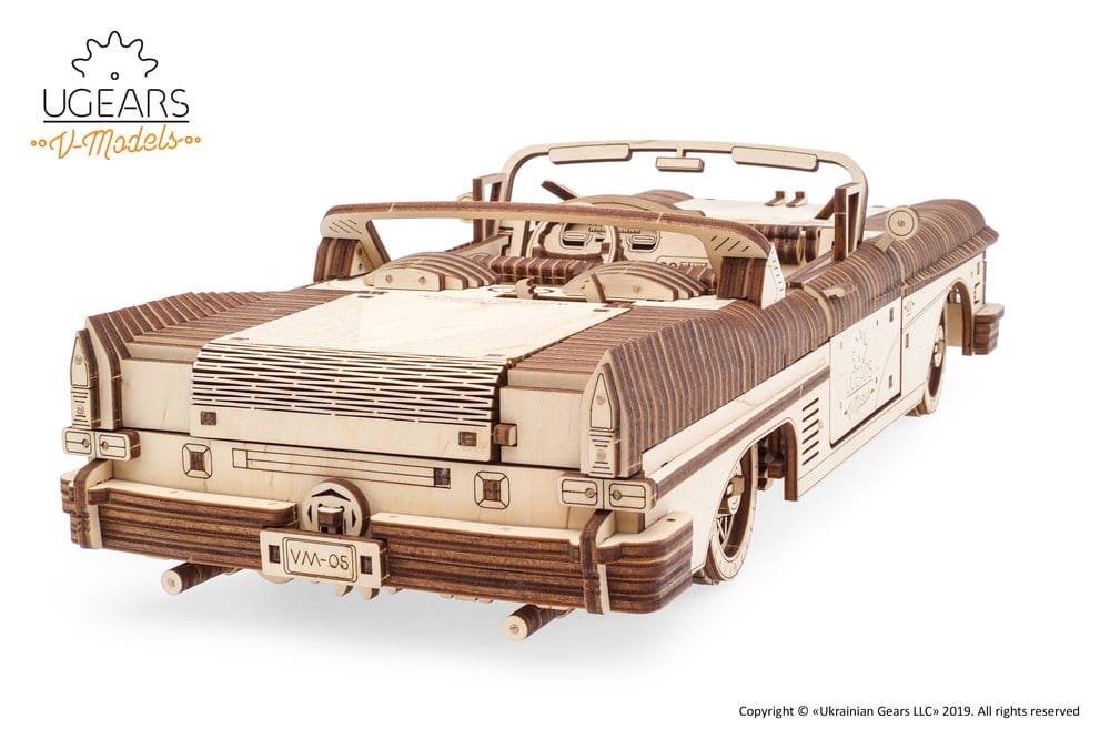 Ugears puzzle en bois 3D Cabriolet Dream VM-05