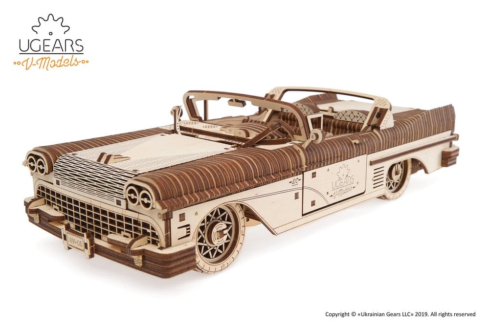 Ugears puzzle en bois 3D Cabriolet Dream VM-05
