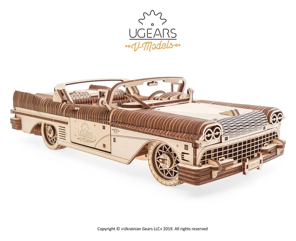 Ugears puzzle en bois 3D Cabriolet Dream VM-05