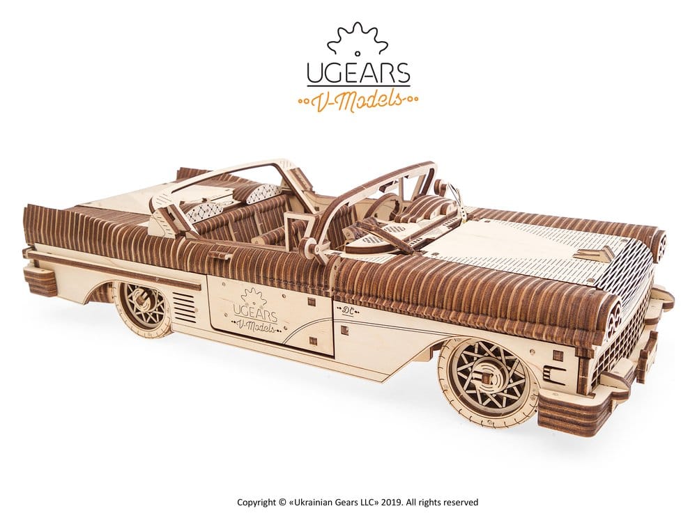 Ugears puzzle en bois 3D Cabriolet Dream VM-05