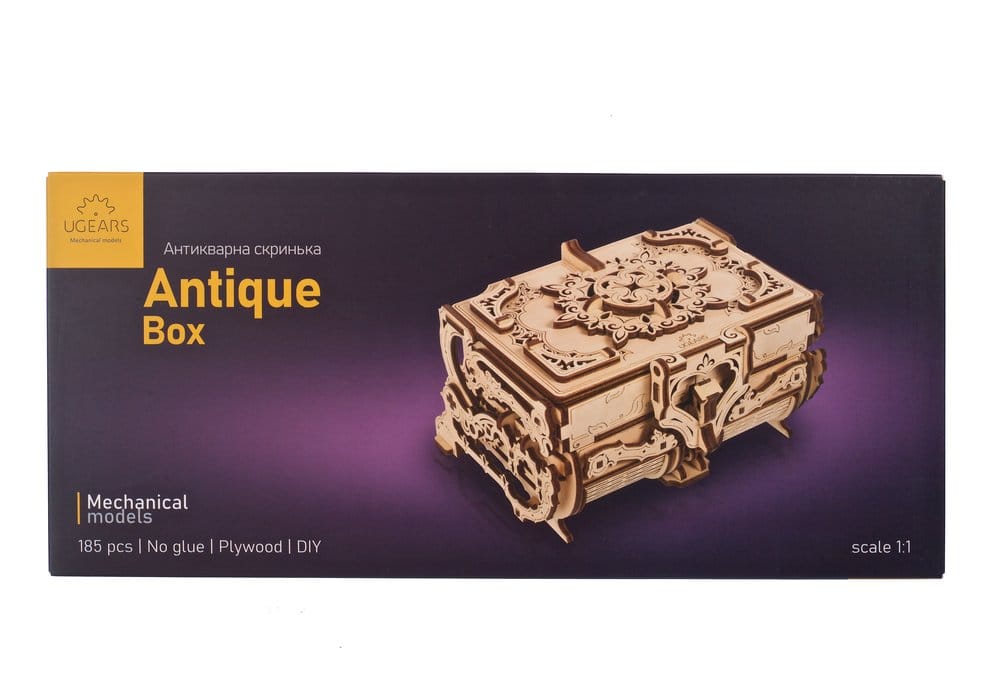 Ugears puzzle en bois 3D Boîte antique