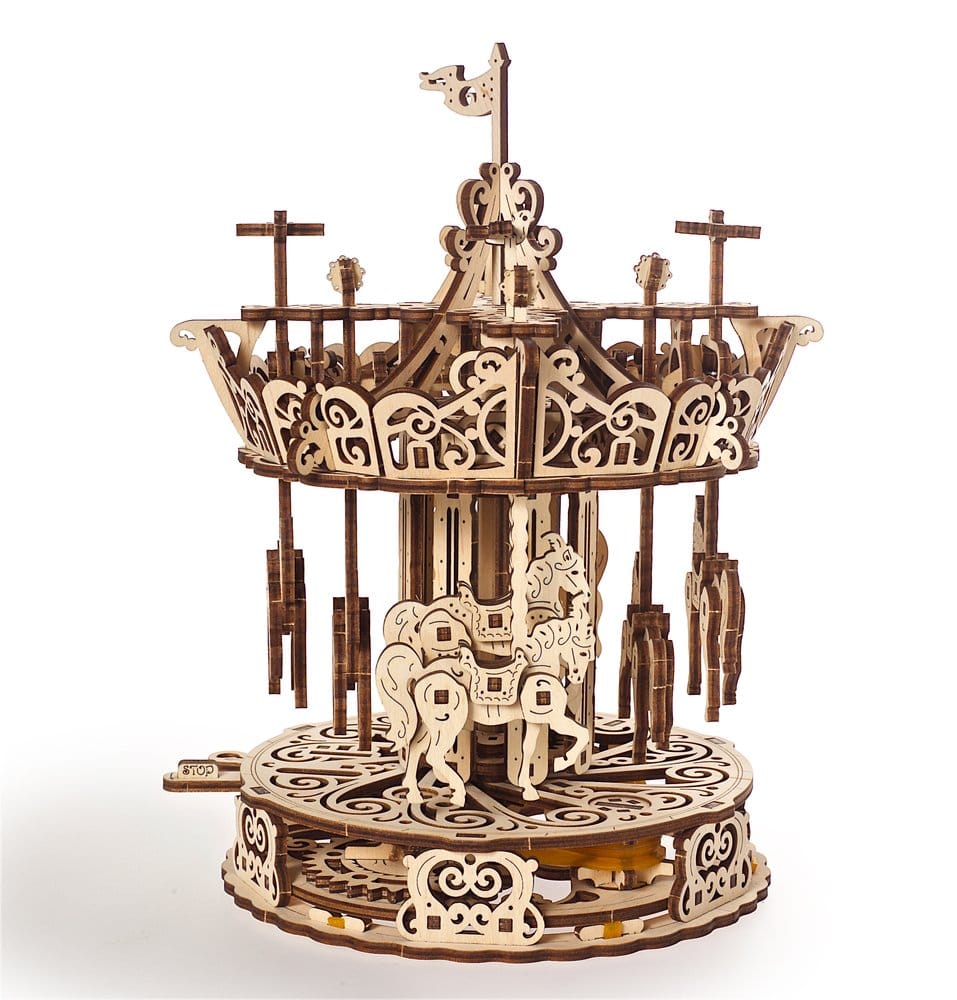 Ugears puzzle en bois 3D Carrousel