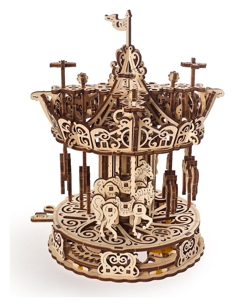 Ugears puzzle en bois 3D Carrousel