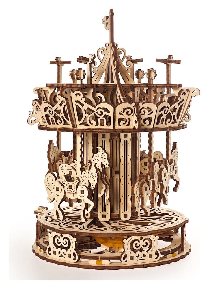Ugears puzzle en bois 3D Carrousel