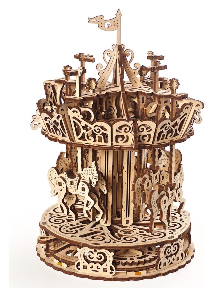 Ugears puzzle en bois 3D Carrousel