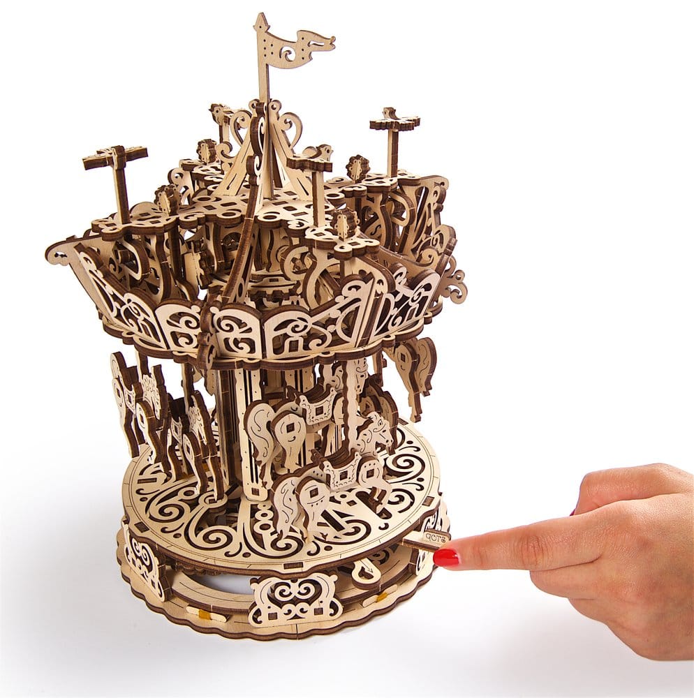 Ugears puzzle en bois 3D Carrousel