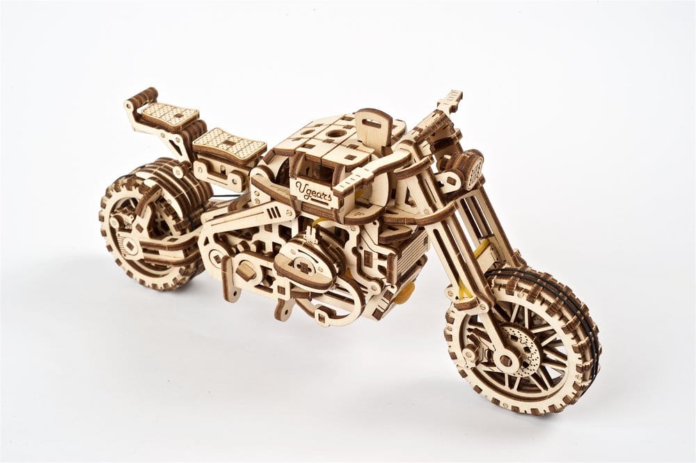 Ugears maquette en bois Scrambler UGR-10 avec side-car