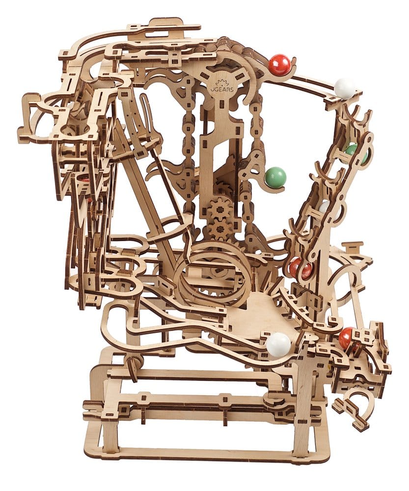 Ugears puzzle en bois 3D Piste de billes en chaîne