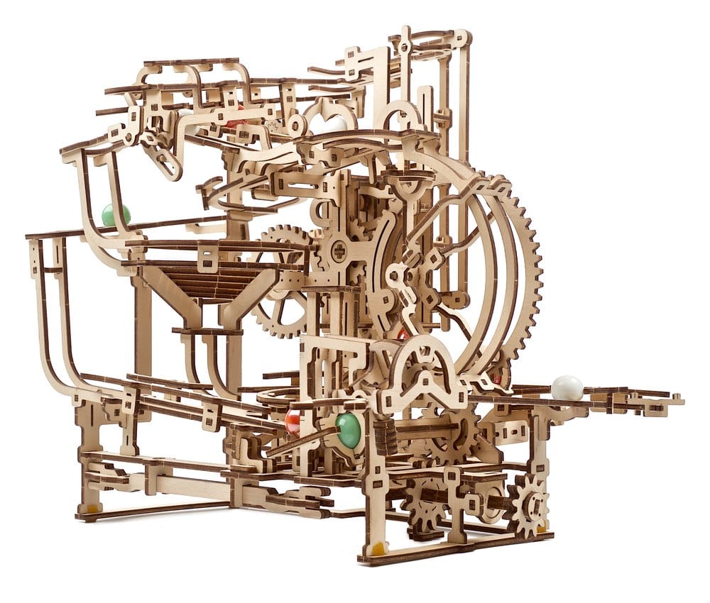 Ugears puzzle en bois 3D Piste de billes à étages