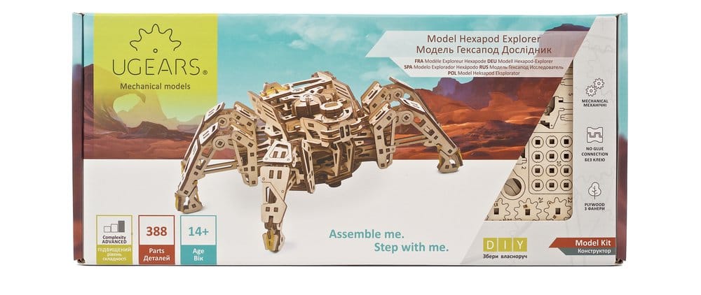 Ugears puzzle en bois 3D Explorateur hexapode