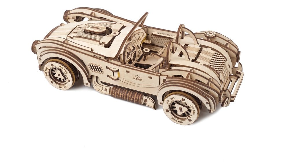 Ugears puzzle en bois 3D Voiture de course Drift Cobra