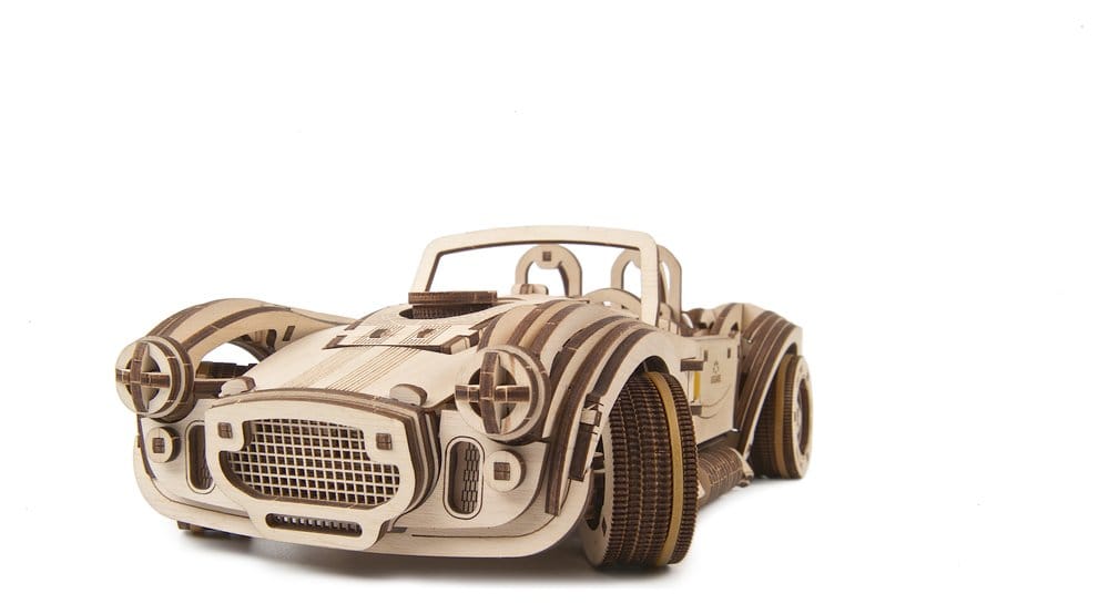 Ugears puzzle en bois 3D Voiture de course Drift Cobra