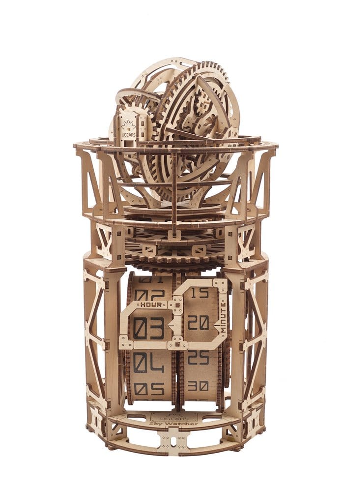 Ugears maquette en bois Horloge de table Skywatcher Tourbillon