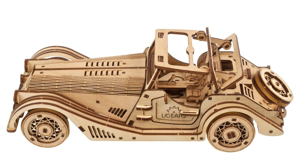 Ugears puzzle en bois 3D Voiture de sport souris rapide