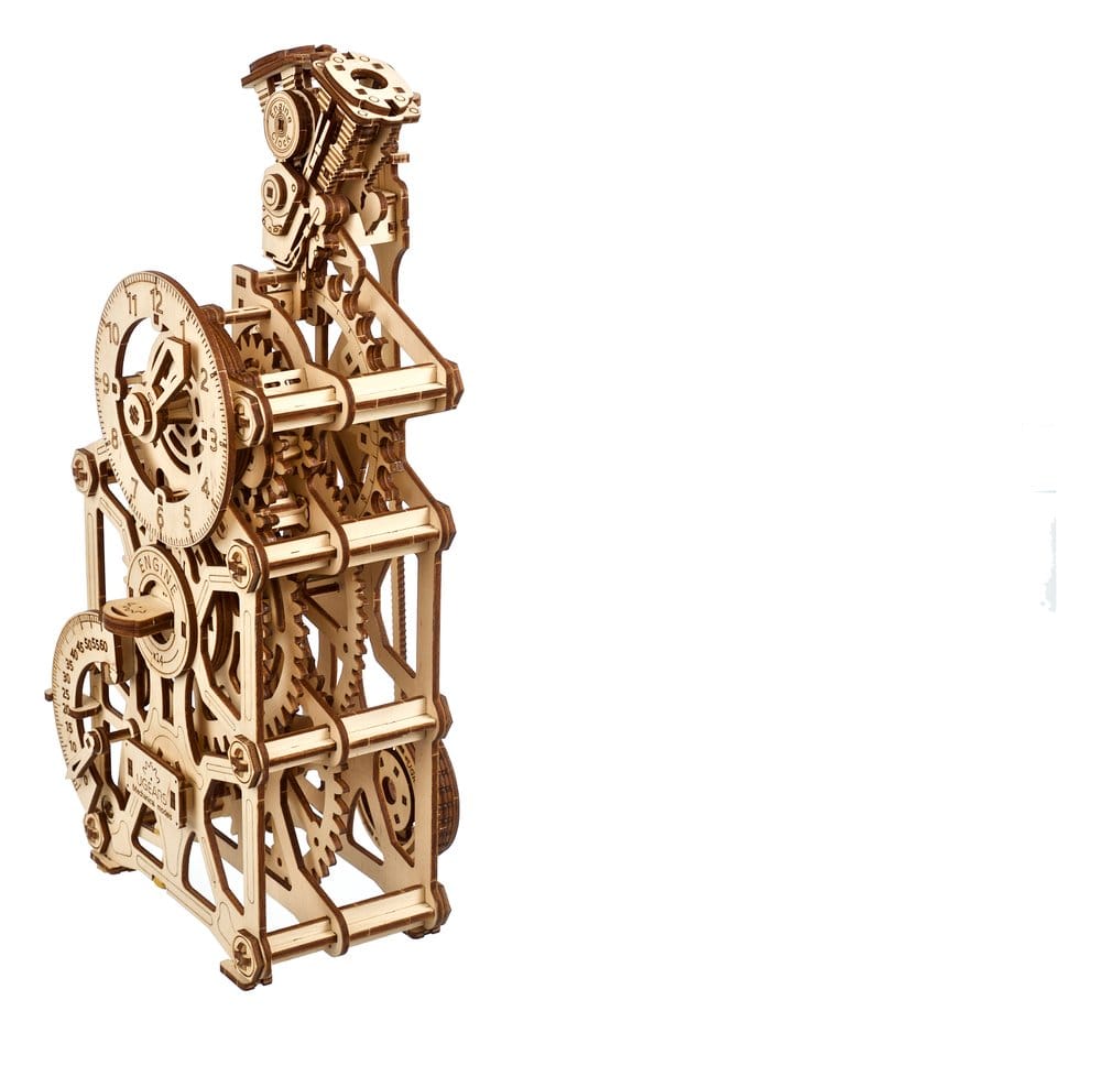 Ugears puzzle en bois 3D Horloge à moteur