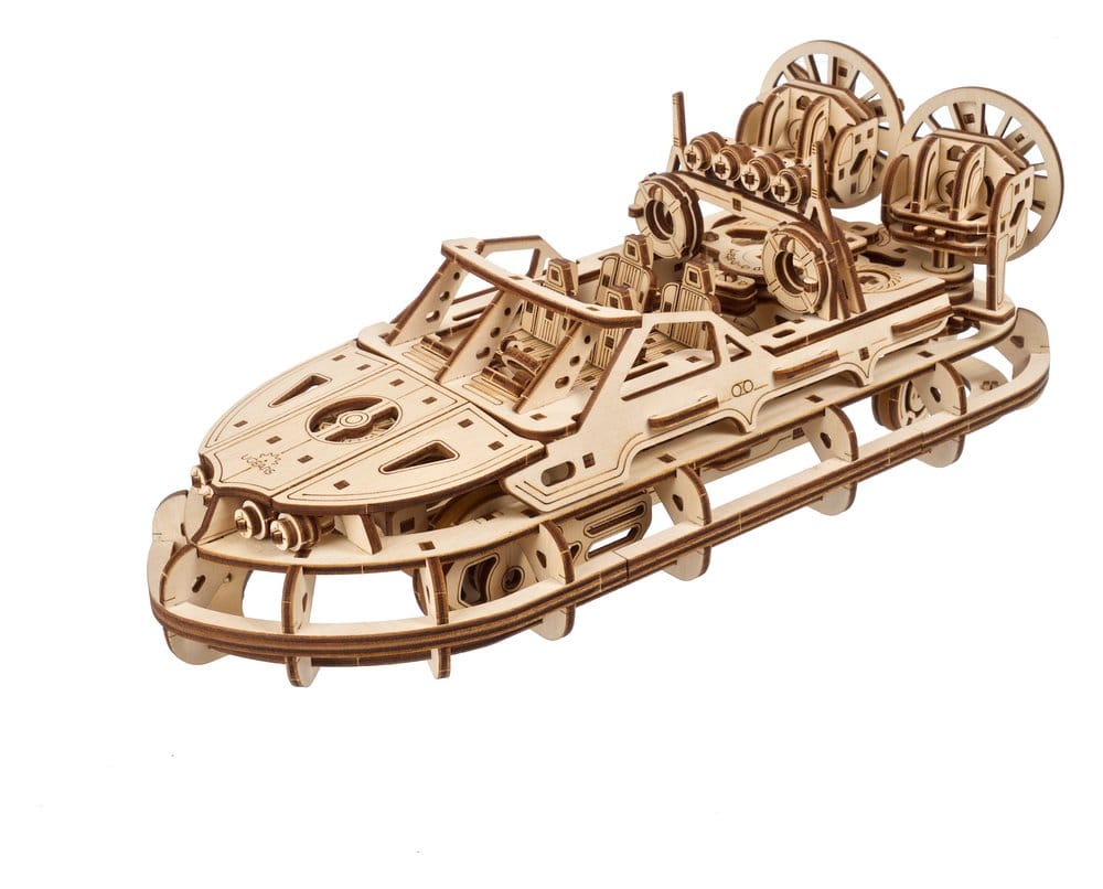Ugears puzzle en bois 3D Aéroglisseur de Sauvetage