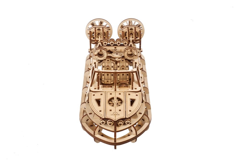 Ugears puzzle en bois 3D Aéroglisseur de Sauvetage