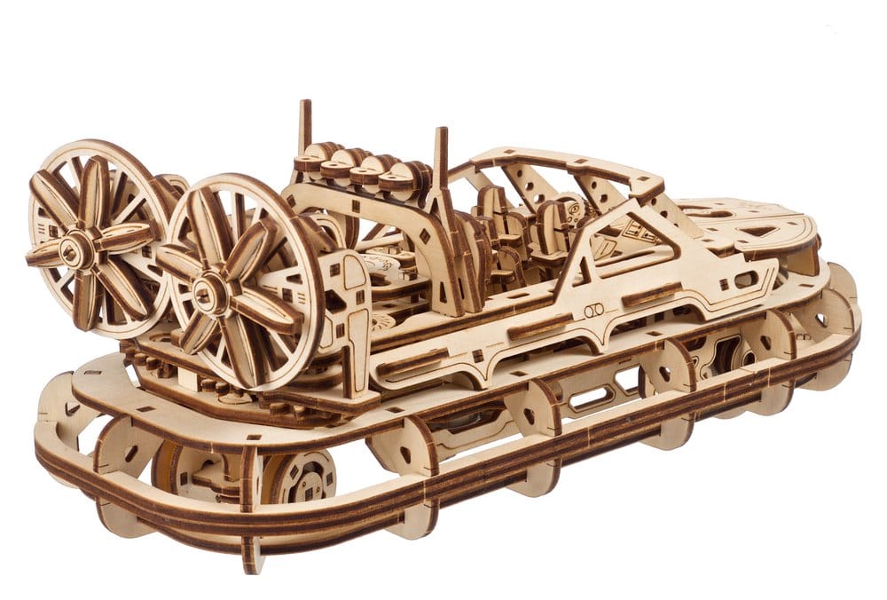 Ugears puzzle en bois 3D Aéroglisseur de Sauvetage