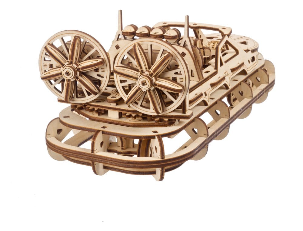 Ugears puzzle en bois 3D Aéroglisseur de Sauvetage