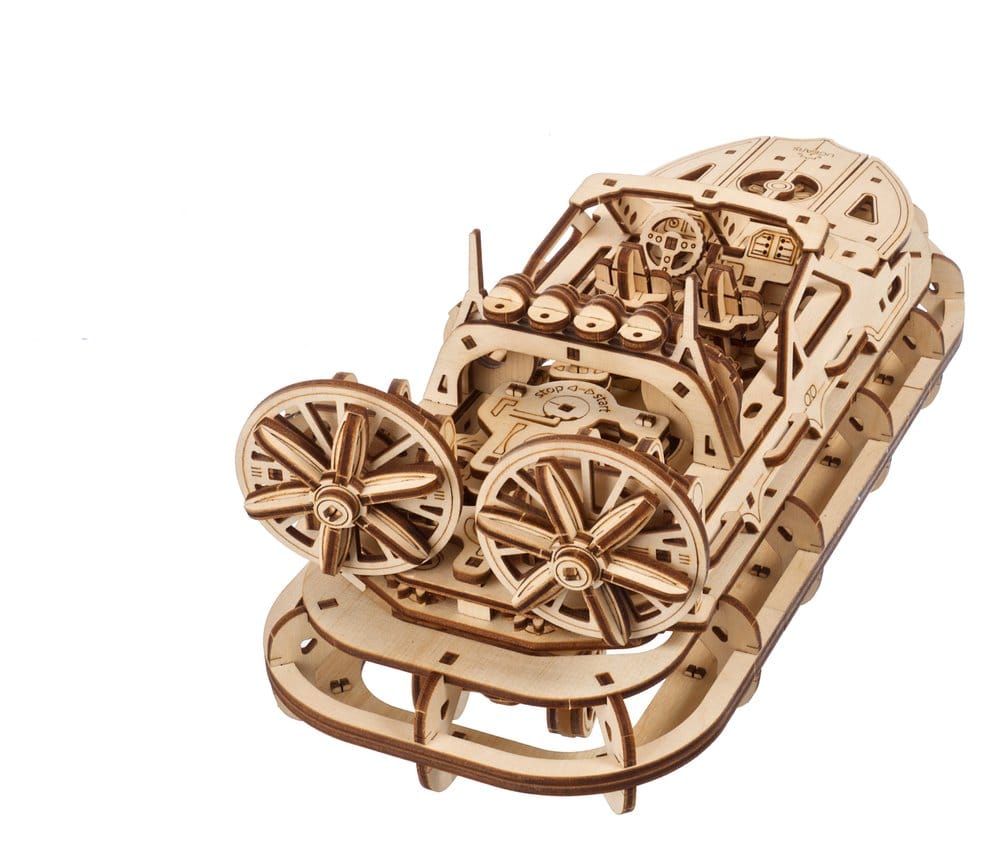 Ugears puzzle en bois 3D Aéroglisseur de Sauvetage