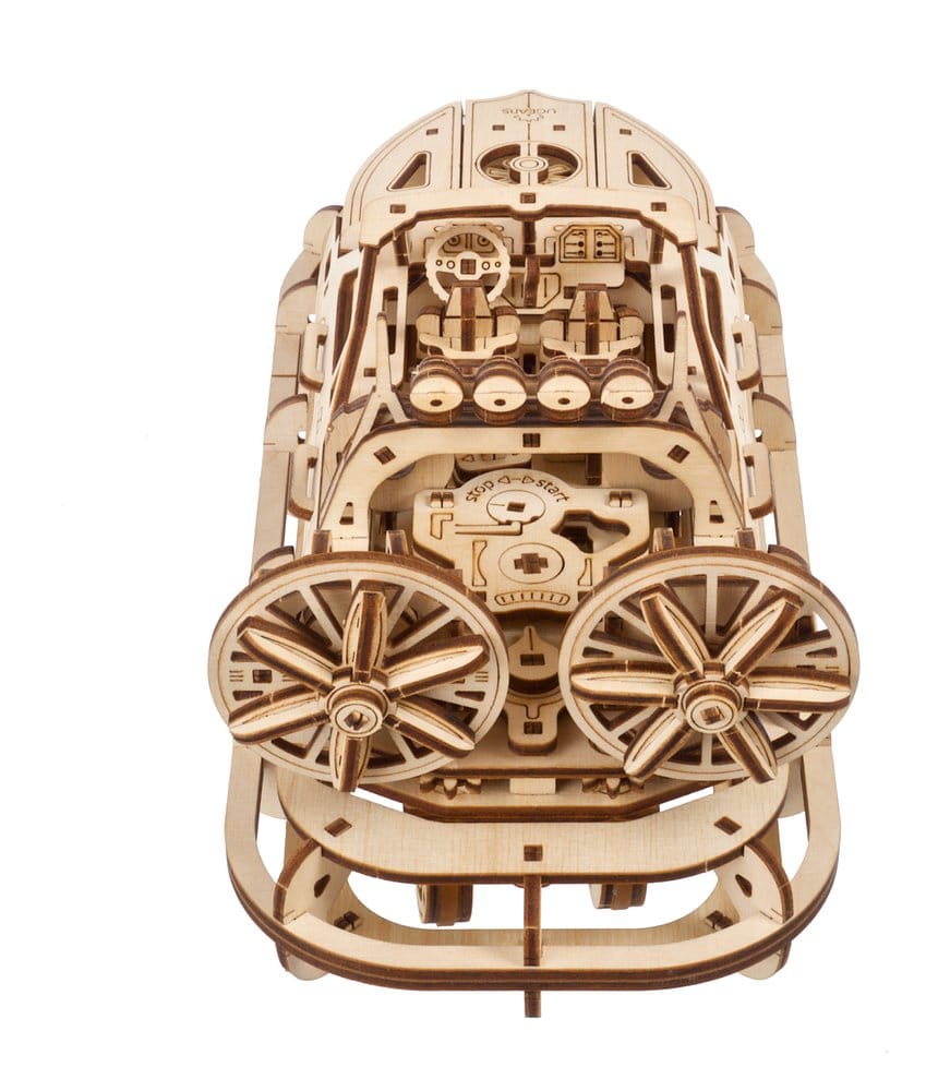 Ugears puzzle en bois 3D Aéroglisseur de Sauvetage