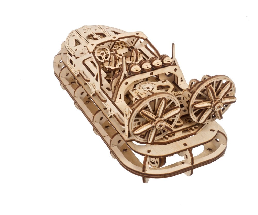 Ugears puzzle en bois 3D Aéroglisseur de Sauvetage