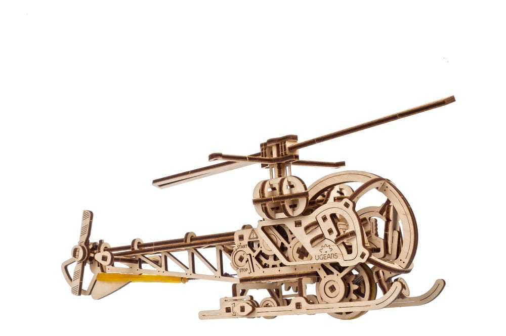 Ugears puzzle en bois 3D Mini-hélicoptère