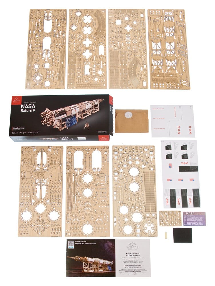 NASA puzzle en bois 3D Saturn V