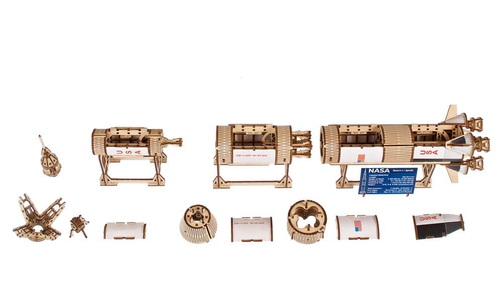 NASA puzzle en bois 3D Saturn V