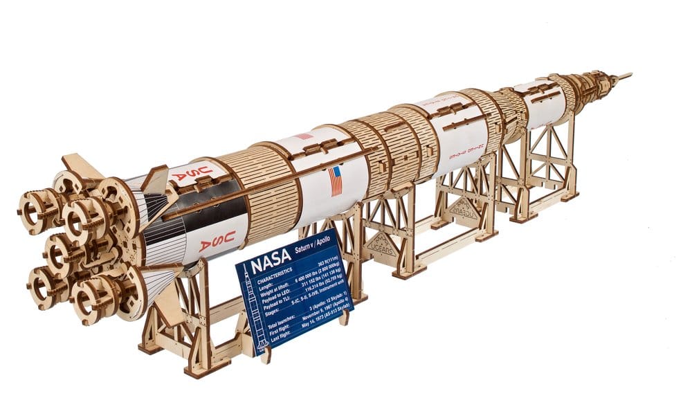 NASA puzzle en bois 3D Saturn V