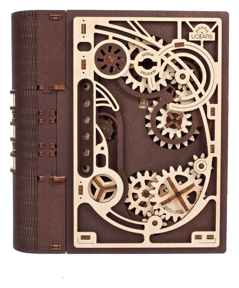 Ugears puzzle en bois 3D Livre des secrets
