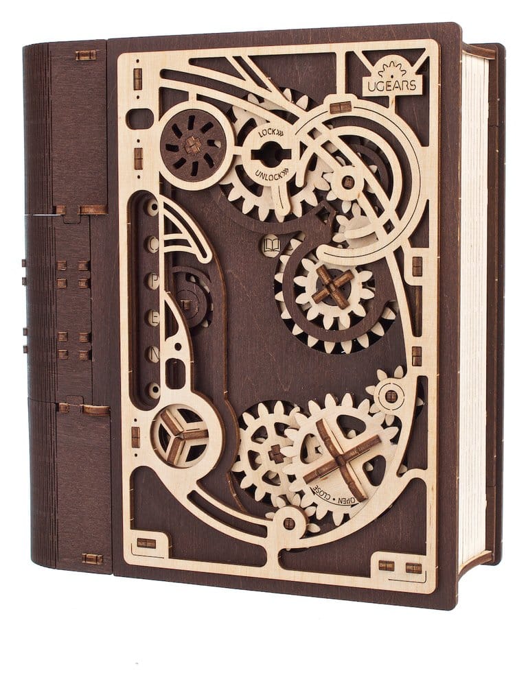 Ugears puzzle en bois 3D Livre des secrets