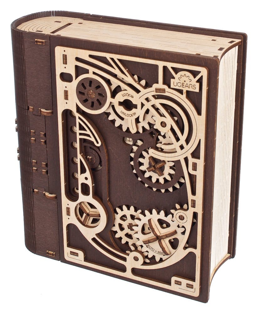 Ugears puzzle en bois 3D Livre des secrets