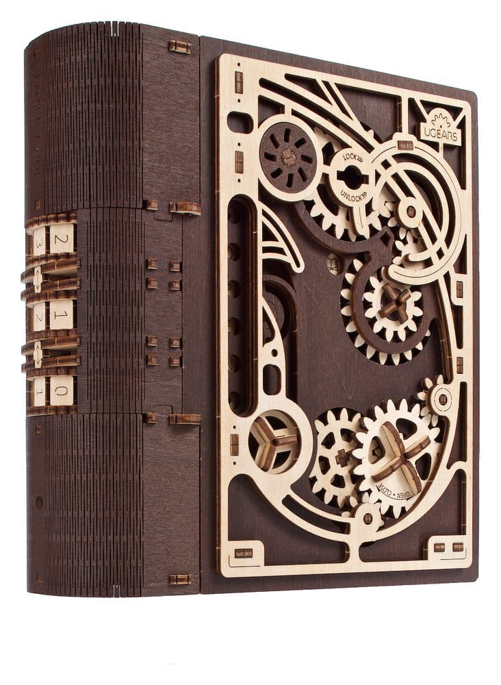 Ugears puzzle en bois 3D Livre des secrets