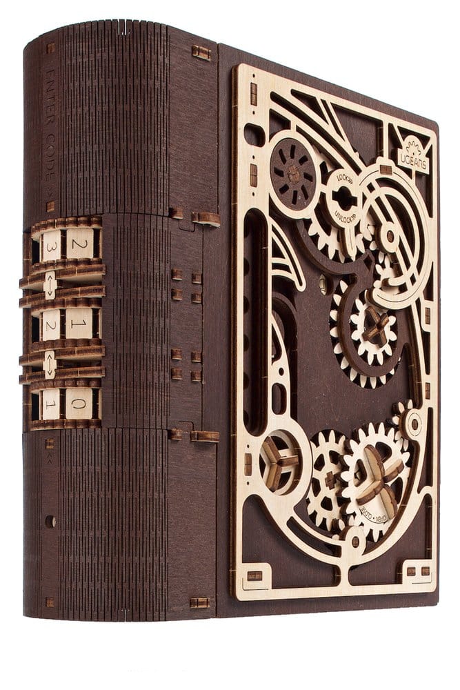 Ugears puzzle en bois 3D Livre des secrets