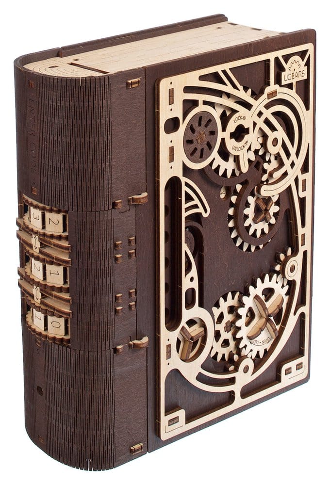 Ugears puzzle en bois 3D Livre des secrets
