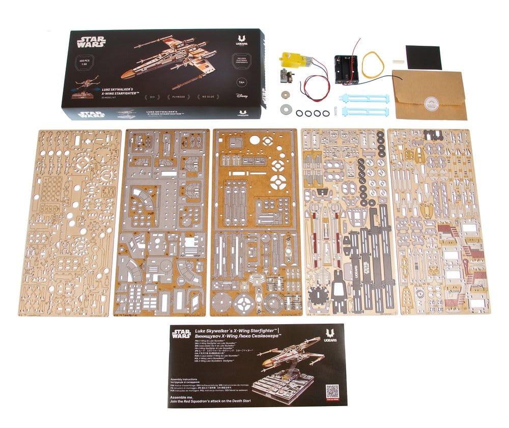 Star Wars maquette en bois Luke Skywalker's X-Wing Starfighter