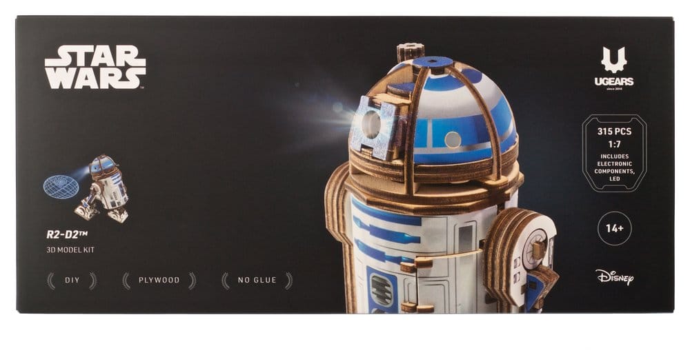 Star Wars puzzle en bois 3D R2-D2