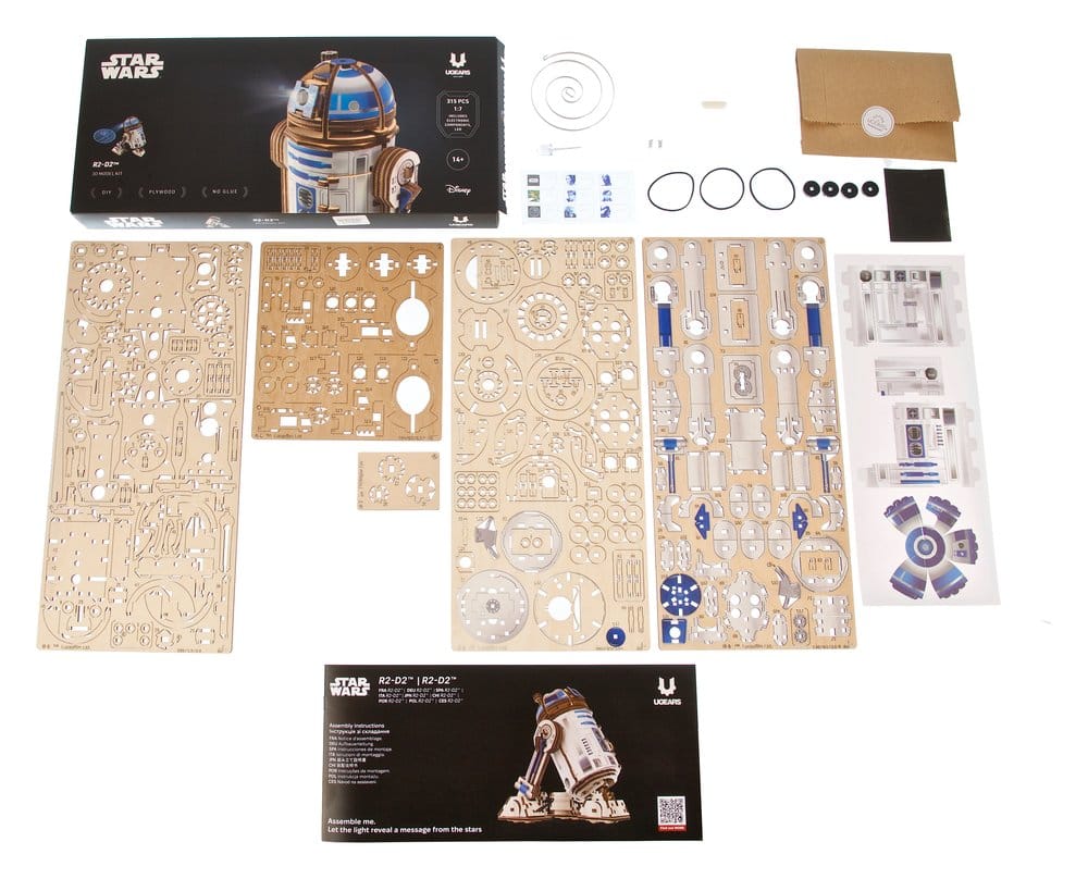 Star Wars puzzle en bois 3D R2-D2