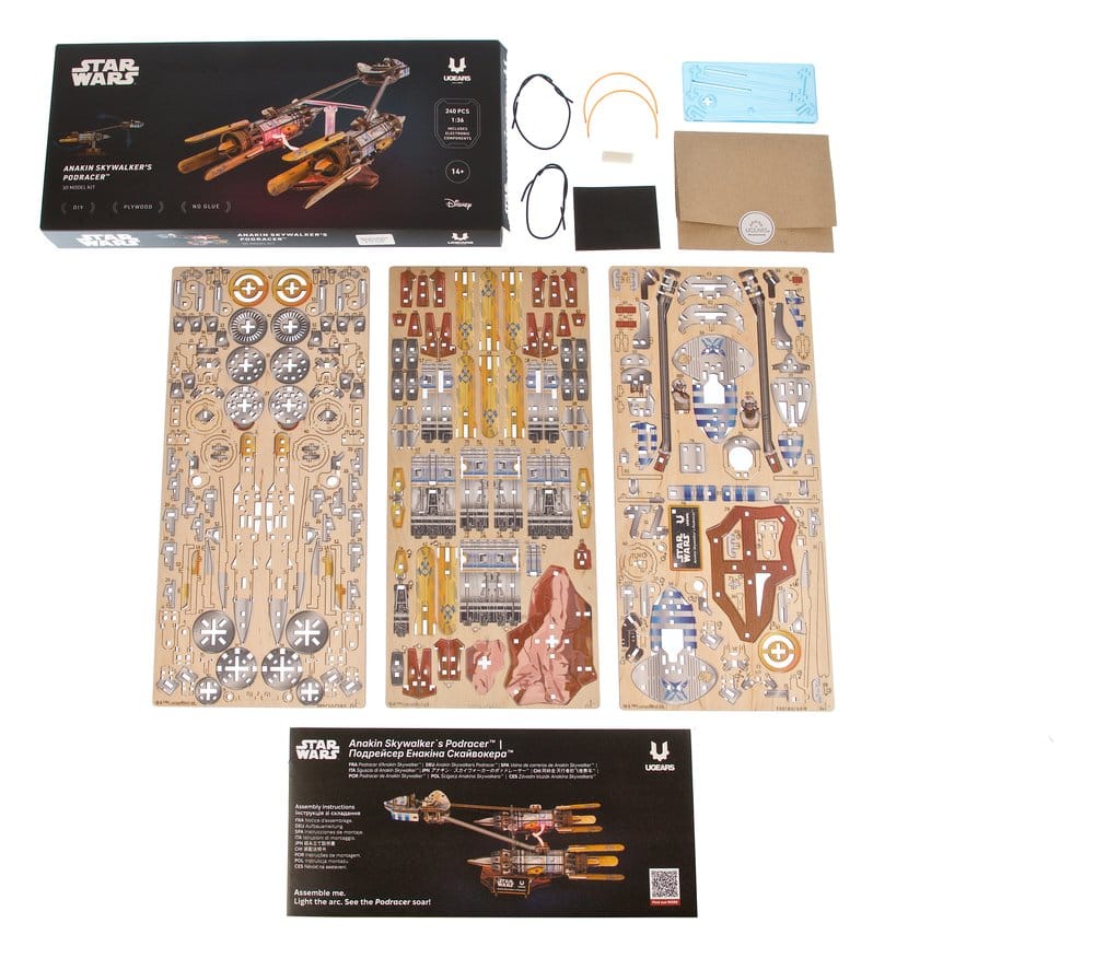 Star Wars puzzle en bois 3D Anakin Skywalker's Podracer