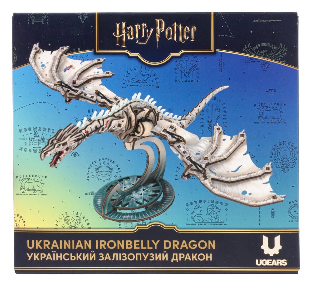 Harry Potter puzzle en bois 3D Dragon ukrainien à panse de fer
