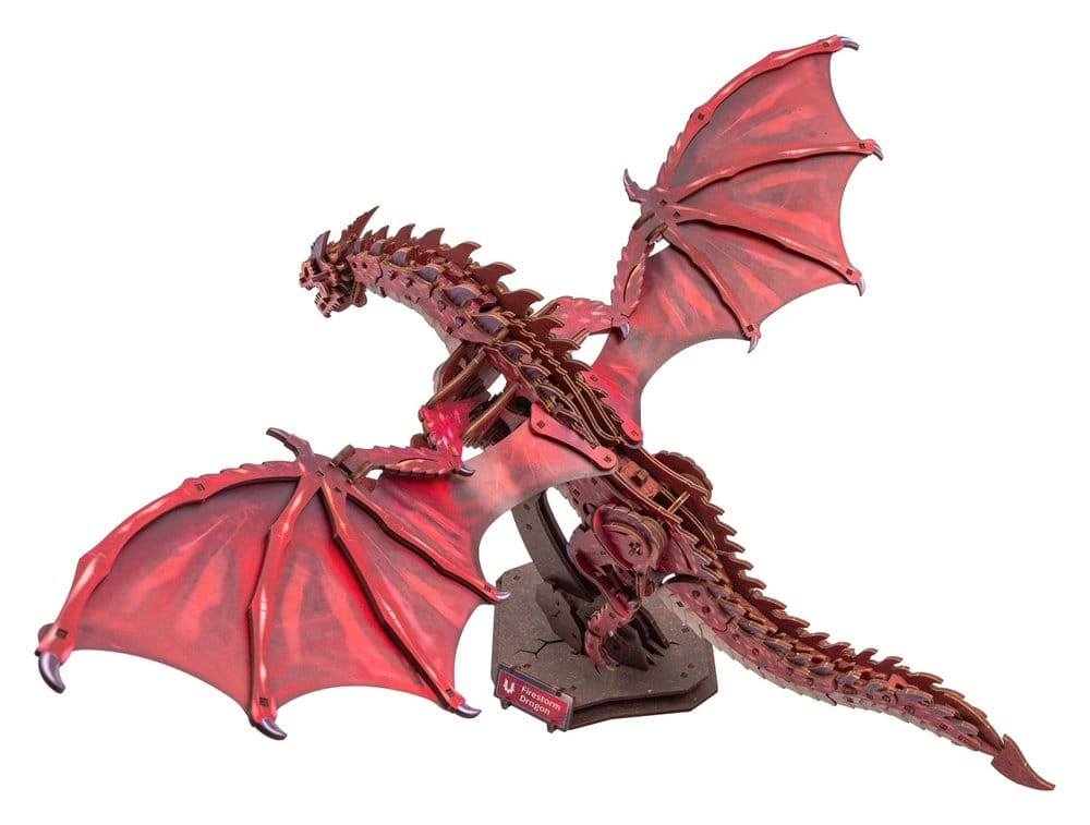 Ugears maquette en bois 3D Firestorm Dragon 43 cm