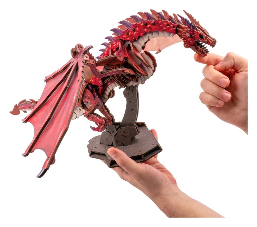 Ugears maquette en bois 3D Firestorm Dragon 43 cm