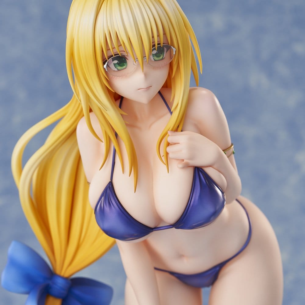 To LOVE-Ru Darkness figurine PVC 1/4 Swimsuit Series Tearju Lunatique Reissue 36 cm