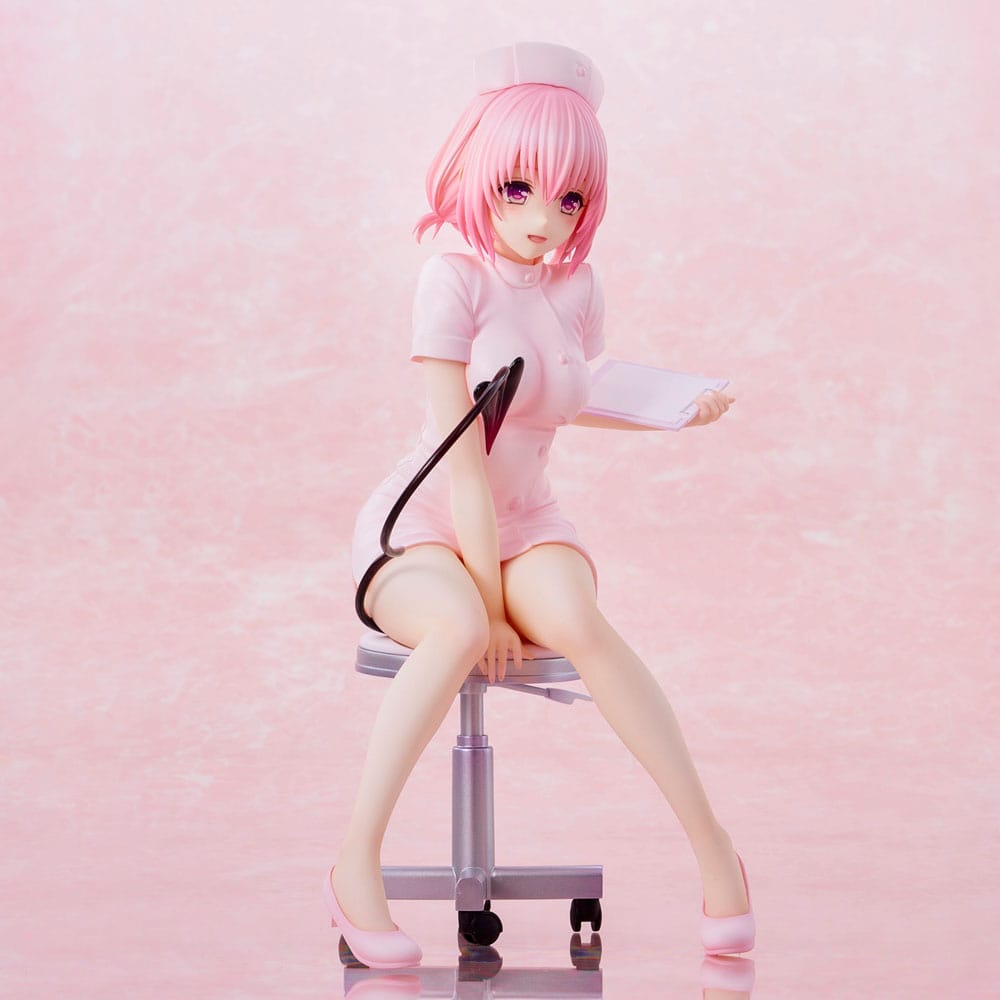 To Love-Ru Darkness statuette PVC Momo Belia Deviluke Nurse Cos 22 cm