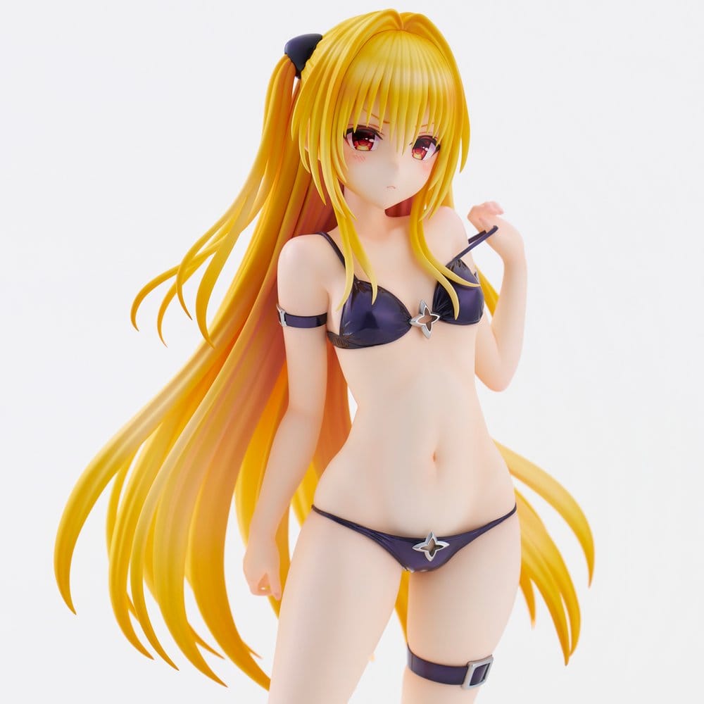To Love Ru Darkness figurine PVC 1/4 Swimsuit Series Golden Darkness 39 cm