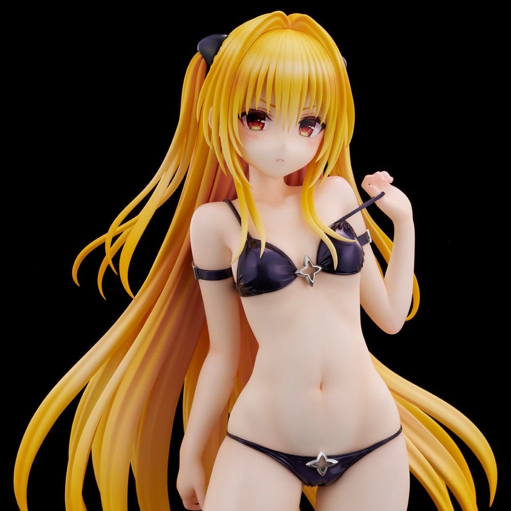 To Love Ru Darkness figurine PVC 1/4 Swimsuit Series Golden Darkness 39 cm