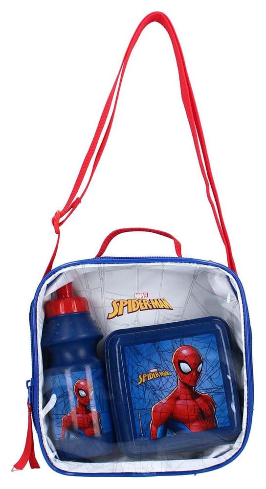 Spider-Man sac en toile lunch Set Squeeze the day 12 cm
